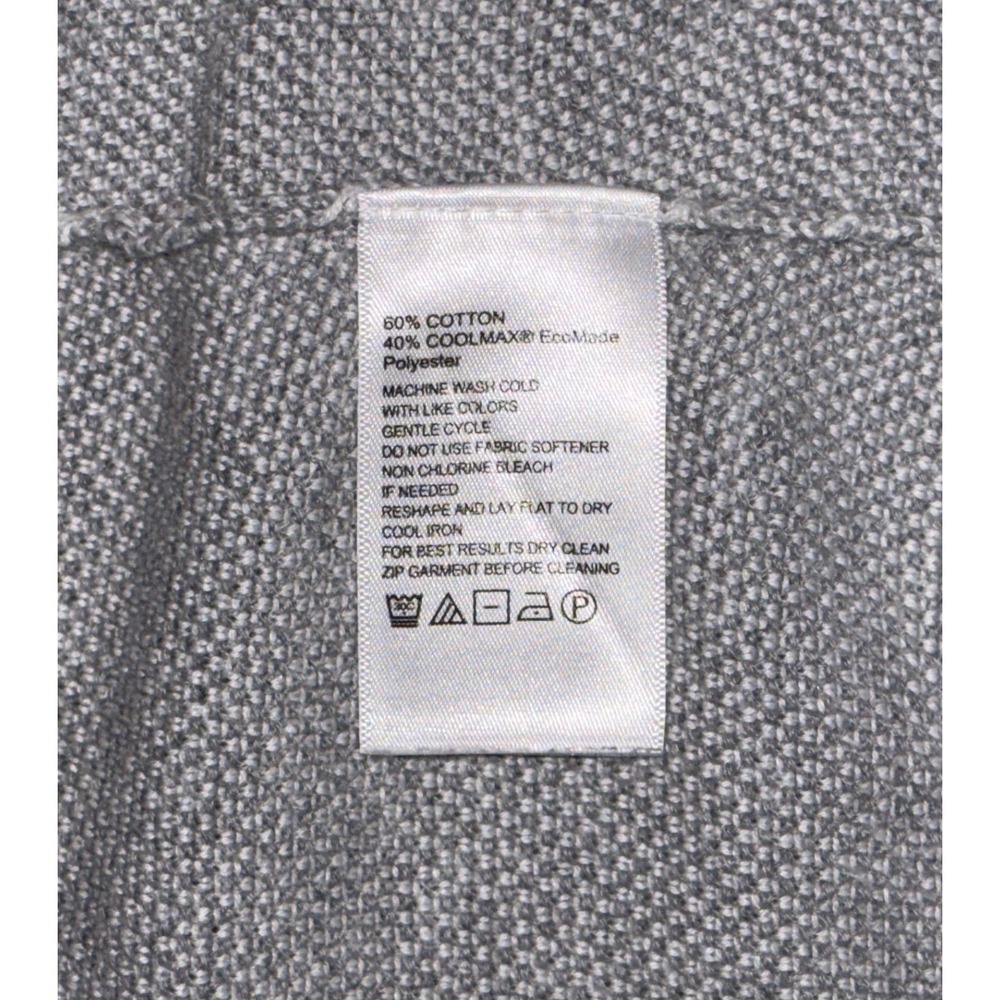 Tommy Bahama IslandZone Full Zip Knit Sweater Mens XXL Gray - Picture 3 of 8